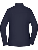 Daiber JN 1371 Popelínová blúzka slim fit s dlhými rukávmi 02.1371 tmavomodrá Daiber JN 1371 Popelínová blúzka slim fit s dlhými rukávmi 02.1371 tmavomodrá