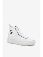 Lee Cooper Dámske tenisky na platforme LCW-25-44-3209L White Lee Cooper Dámske tenisky na platforme LCW-25-44-3209L White