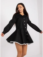 Dámske šaty-DHJ-SK-6801.63P-čierne Dámske šaty-DHJ-SK-6801.63P-čierne