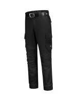 Pracovné nohavice Twill Cordura Stretch unisex pracovné nohavice čierne