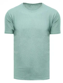 Svetlozelené pánske vzorované tričko FashionStreet RX4924
