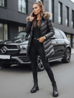 Dámska zimná bunda PREMIUM black FashionStreet TY3024