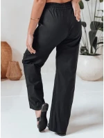 Dámske ležérne široké nohavice BOHO DAY black FashionStreet UY2647 Dámske ležérne široké nohavice BOHO DAY black FashionStreet UY2647