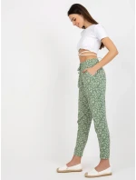 Nohavice D73770M61869I pistácie Nohavice D73770M61869I pistácie