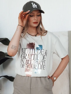 Dámske tričko MISTAL svetlo šedá FashionStreet RY2578