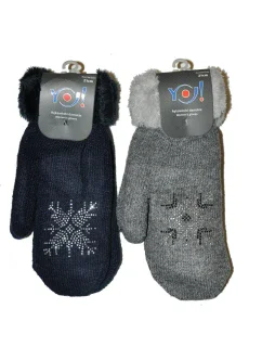 YOCLUB RED-0101K dámske rukavice - flitre