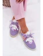 Niskie Buty Sportowe Damskie Fioletowe Zelevelis