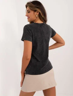 Blúzka D12048M02556E tmavosivá