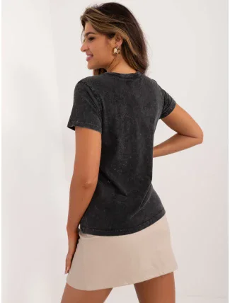 Blúzka D12048M02556E tmavosivá