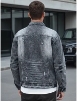 Pánska džínsová bunda čierna FashionStreet TX4689