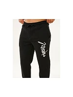 Pánske nohavice RIP CURL Icons Of Surf Trackpant, čierne Pánske nohavice RIP CURL Icons Of Surf Trackpant, čierne