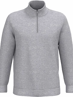 Kariban K 478 Mikina s 1/4 zipsom 20.K478 oxford grey