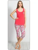 Dámske pyžamo kapri Jahoda