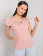 Blúzka DHJ BZ 13301.34P svetlo ružová