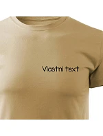 Personalizované pánske tričko s vlastným textom Personalizované pánske tričko s vlastným textom