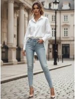 Dámske džínsové úzke nohavice s GLAMSKIN modré FashionStreet UY2441 Dámske džínsové úzke nohavice s GLAMSKIN modré FashionStreet UY2441