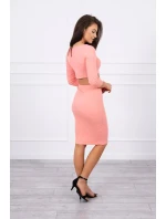 Súprava blúzky a sukne v marhuľovej farbe Súprava blúzky a sukne v marhuľovej farbe