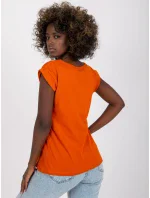 Tričko RV TS 4833.93P tmavo oranžové