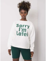 Mikina EM BL 624.90P biela zelená Mikina EM BL 624.90P biela zelená