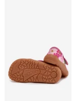 Dětské dívčí pantofle Barefoot Kwiatki Froddo G1700438-8 -11 Růžové Dětské dívčí pantofle Barefoot Kwiatki Froddo G1700438-8 -11 Růžové