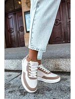 Dámske tenisky na platforme Big Star TT274278 Beige Dámske tenisky na platforme Big Star TT274278 Beige