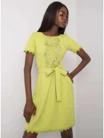 Dámske šaty LK SK 506321.44 svetlo zelená - FPrice