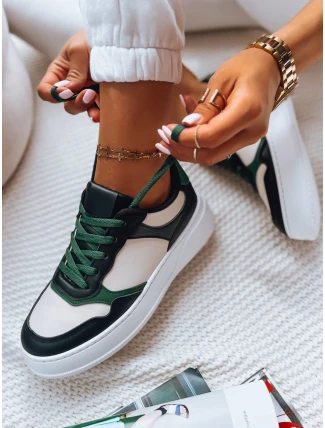 Dámske tenisky MEILA black-green FashionStreet ZY0322