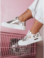 Dámske tenisky na platforme TRENDIS silver FashionStreet ZY0679