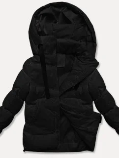Dámska hrubá štruktúrovaná zimná bunda J Style Black (5M3251-392)