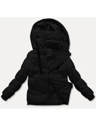 Dámska hrubá štruktúrovaná zimná bunda J Style Black (5M3251-392)