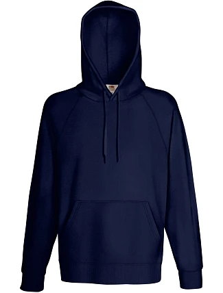 Fruit of the Loom Lightweight Hooded Sweat Pánska mikina s kapucou a raglánovými rukávmi 16.2140 tmavomodrá Fruit of the Loom Lightweight Hooded Sweat Pánska mikina s kapucou a raglánovými rukávmi 16.2140 tmavomodrá