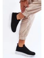 Damskie Wsuwane Buty Sportowe Czarne Ferive