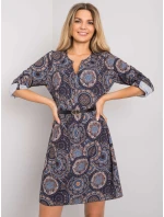 Šaty DHJ SK 12336B.74P tmavo modrá Šaty DHJ SK 12336B.74P tmavo modrá