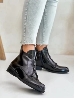Dámske členkové topánky HY42-717 Black - S.Barski