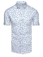 Pánske biele tričko s krátkym rukávom FashionStreet KX1039