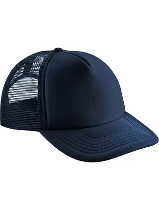 Beechfield B 645 5-panelová čiapka Vintage Trucker 53.0645 francúzska námornícka modrá/francúzska námornícka modrá
