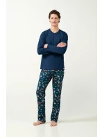 Vamp - Pánske pyžamo s potlačou 21611 - Vamp