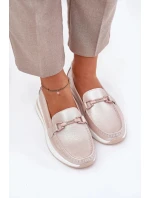 Dámske mokasíny GR51-598 Beige pearl - S.Barski