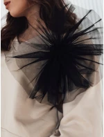 Dámska béžová mikina FILAN s výstrihom FashionStreet BY1259