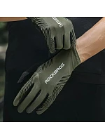 Cyklistické rukavice Rockbros 16110006002 tlmenie veľkosť M - zelená/čierna