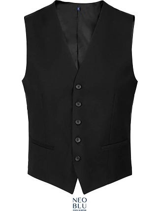NEOBLU Max Men Pánska vesta 24.3166 deep black