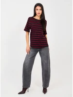 Tričko RV TS A1087.74 čierno-červené