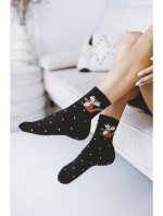 Veveričie čierne ponožky - Milena