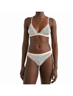 Dámske čipkované tangá s tonálnym logom UW0UW04463-0F8 - Tommy Hilfiger