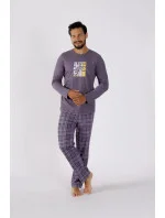 Pánske pyžamo ROY 1471 sivé - M-Max