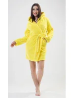 Dámsky župan krátky s kapucňou Citrón Dámsky župan krátky s kapucňou Citrón