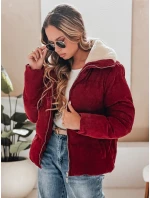Dámska manšestrová bunda TRENDYGLAM bordová FashionStreet TY4942