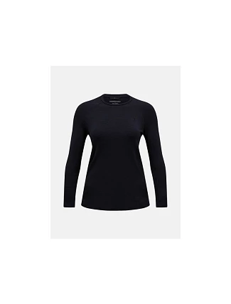 Termotriko PEAK PERFORMANCE Magic Crew Wool-blend Baselayer Women, čierne Termotriko PEAK PERFORMANCE Magic Crew Wool-blend Baselayer Women, čierne