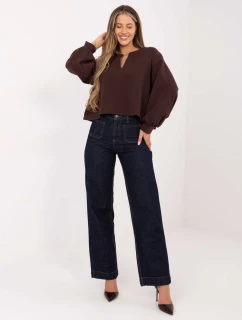 Mikina MJ BL H2412.26 tmavohnedá