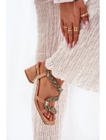 Sandále na podpätku model 212356 Vykročte štýlovo